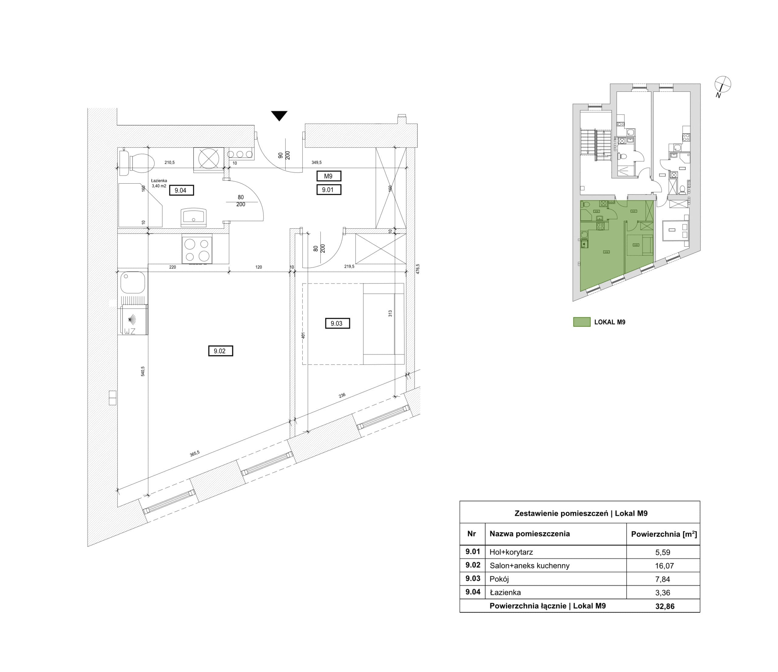 22.04.2024_Rzuty_Wyodrębnienie lokali M9
